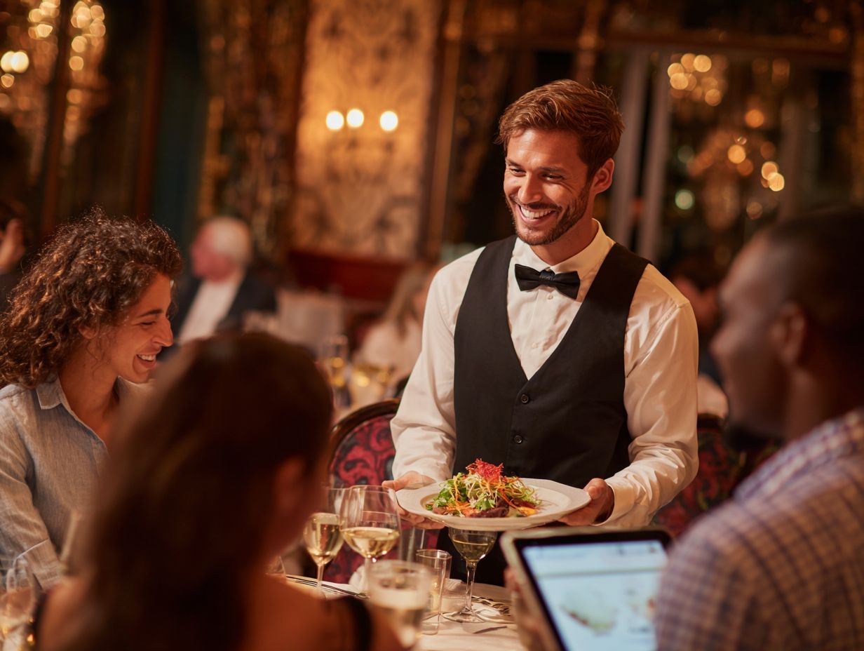 What is table-side review in the hospitality and restaurant industry?