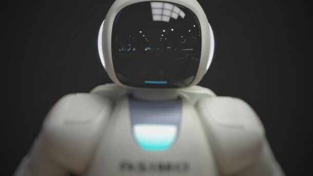 white robot